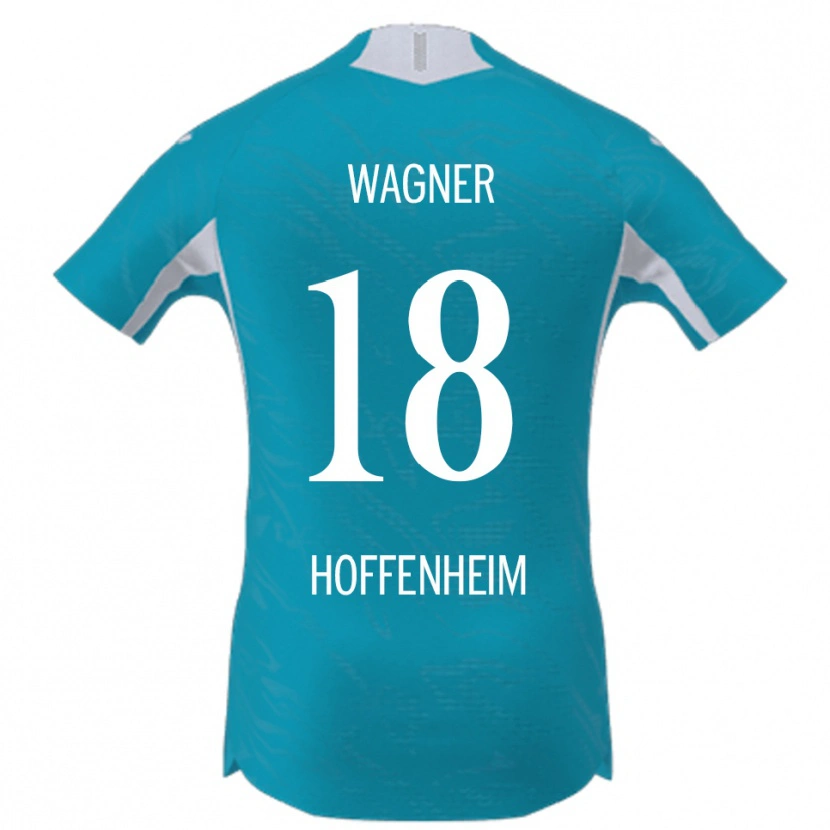 Danxen Women Ricardo Wagner #18 Sky Blue Away Jersey 2025/26 T-Shirt