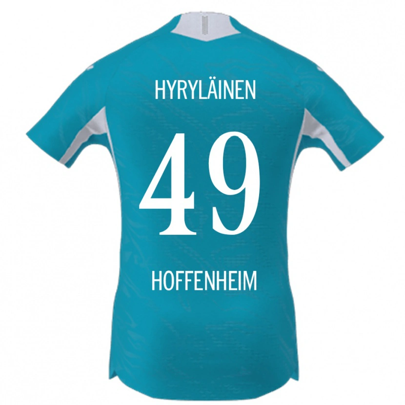 Danxen Women Luka Hyryläinen #49 Sky Blue Away Jersey 2025/26 T-Shirt