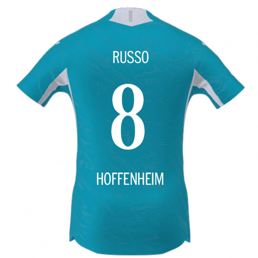 Danxen Women Ruven Russo #8 Sky Blue Away Jersey 2025/26 T-Shirt