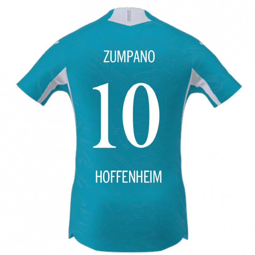 Danxen Women Nevio Zumpano #10 Sky Blue Away Jersey 2025/26 T-Shirt