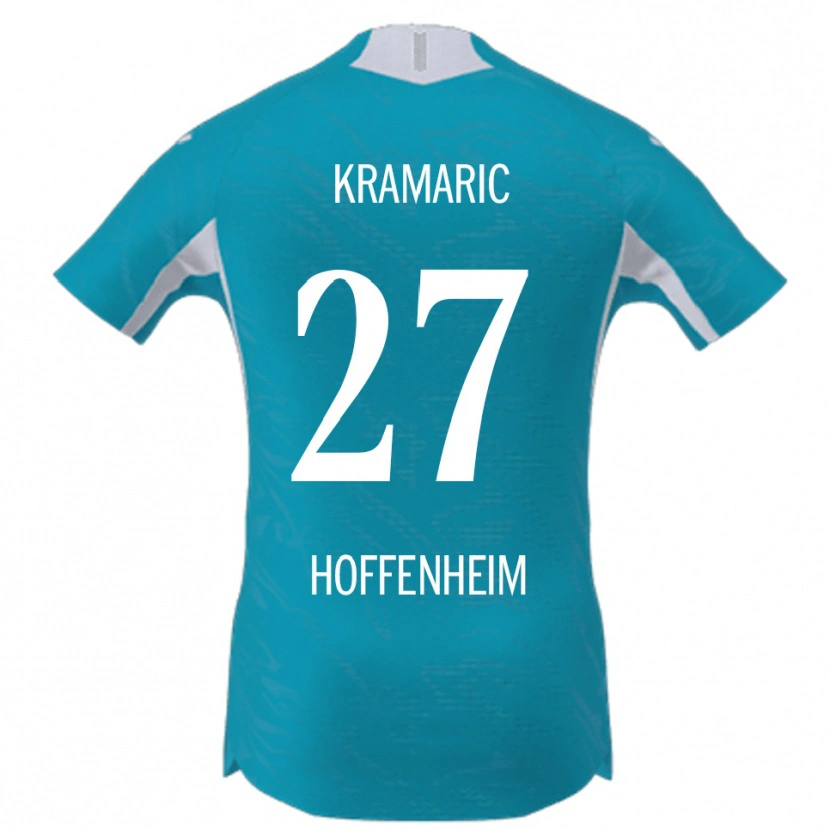 Danxen Women Andrej Kramaric #27 Sky Blue Away Jersey 2025/26 T-Shirt
