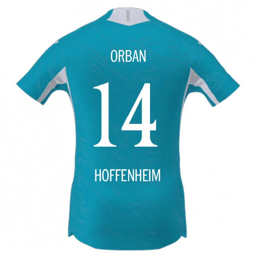 Danxen Women Gift Orban #14 Sky Blue Away Jersey 2025/26 T-Shirt