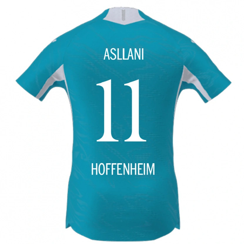 Danxen Women Fisnik Asllani #11 Sky Blue Away Jersey 2025/26 T-Shirt