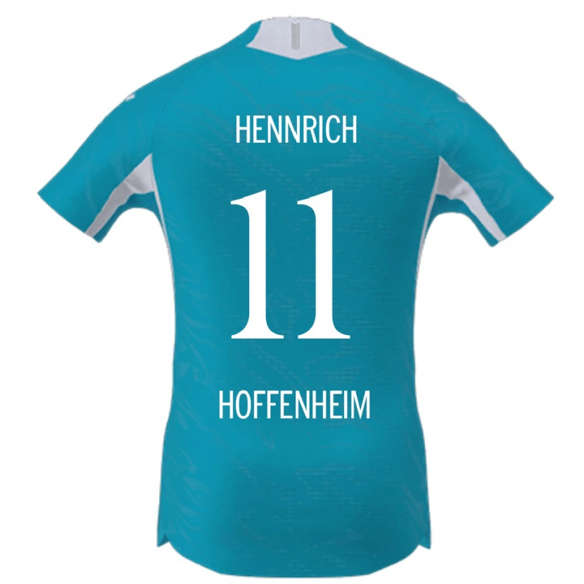 Danxen Women Paul Hennrich #11 Sky Blue Away Jersey 2025/26 T-Shirt