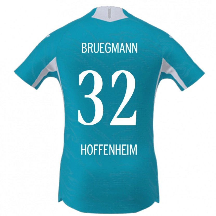 Danxen Women Lukas Bruegmann #32 Sky Blue Away Jersey 2025/26 T-Shirt