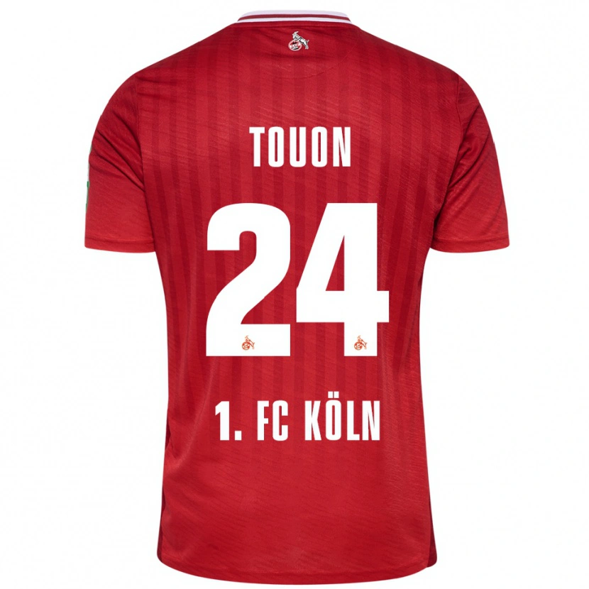 Danxen Women Ella Touon #24 Red White Away Jersey 2025/26 T-Shirt