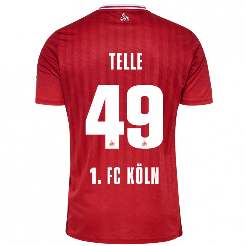 Danxen Women Neo Telle #49 Red White Away Jersey 2025/26 T-Shirt