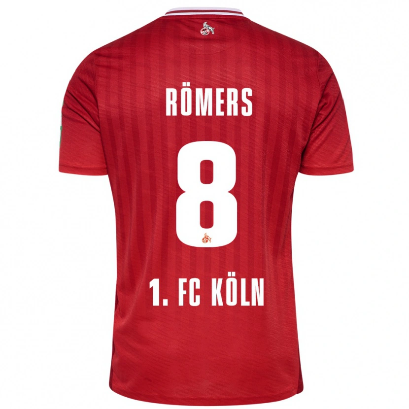 Danxen Women Arian Römers #8 Red White Away Jersey 2025/26 T-Shirt