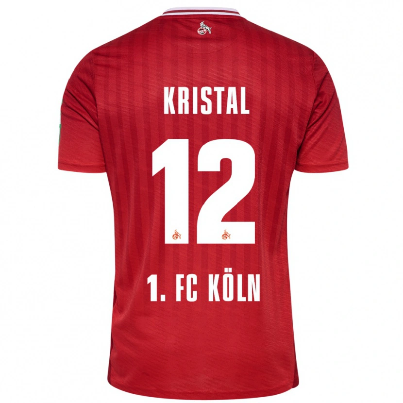 Danxen Women Patrik Kristal #12 Red White Away Jersey 2025/26 T-Shirt