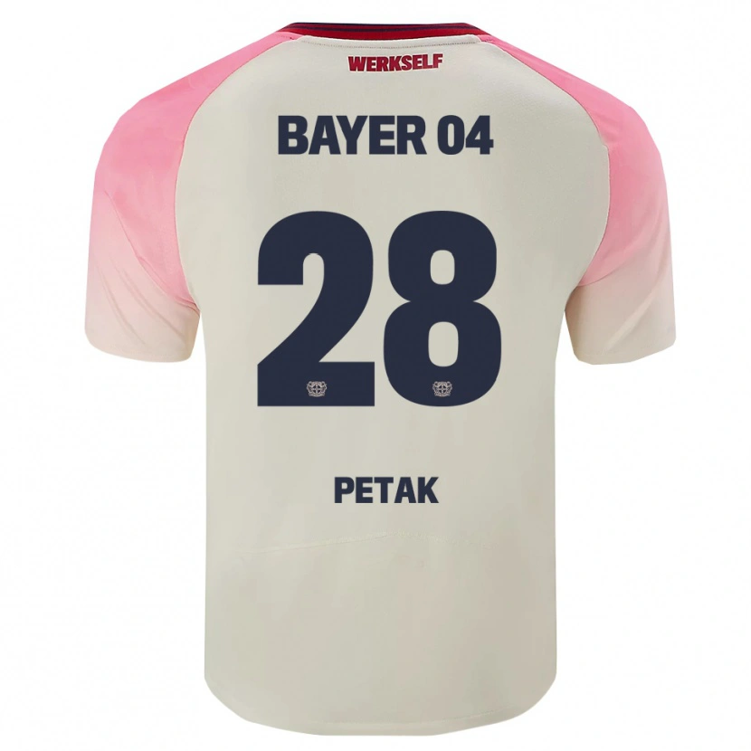 Danxen Women Raoul Petak #28 Pink Off White Away Jersey 2025/26 T-Shirt