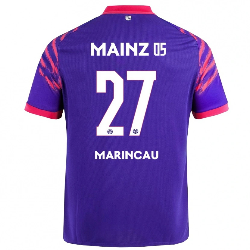 Danxen Women Emanuel Marincău #27 Navy Pink Away Jersey 2025/26 T-Shirt