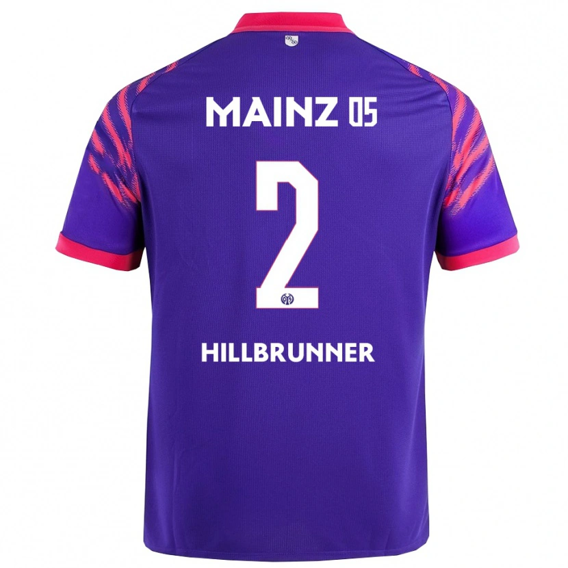 Danxen Women Fynn Hillbrunner #2 Navy Pink Away Jersey 2025/26 T-Shirt