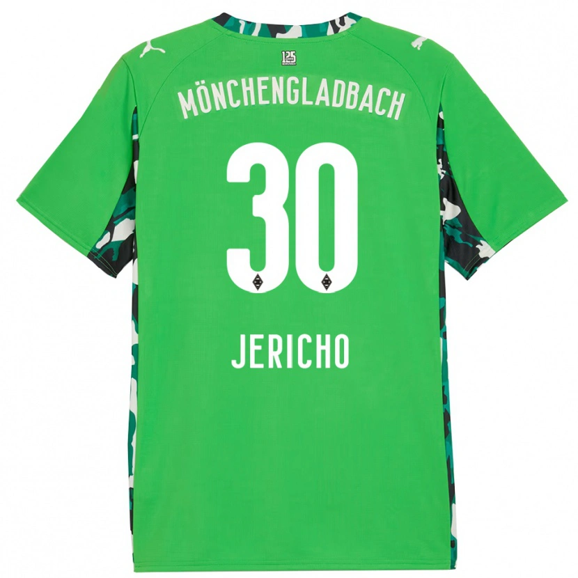 Danxen Women Aidan Jericho #30 Green Black Away Jersey 2025/26 T-Shirt