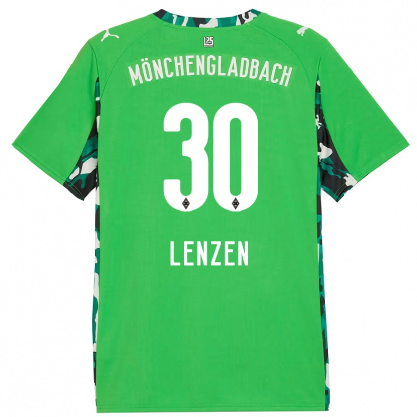 Danxen Women Hannah Lenzen #30 Green Black Away Jersey 2025/26 T-Shirt