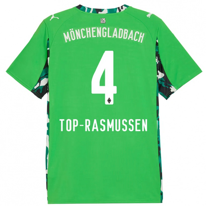 Danxen Women Tristan Top-Rasmussen #4 Green Black Away Jersey 2025/26 T-Shirt