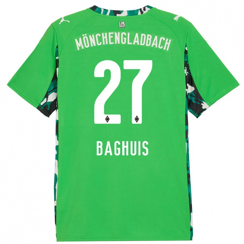 Danxen Women Chantal Baghuis #27 Green Black Away Jersey 2025/26 T-Shirt