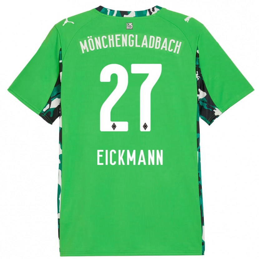 Danxen Women Mia Eickmann #27 Green Black Away Jersey 2025/26 T-Shirt