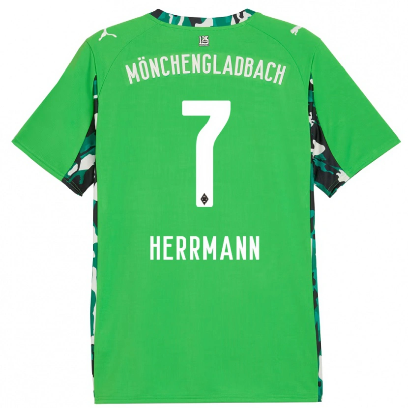 Danxen Women Patrick Herrmann #7 Green Black Away Jersey 2025/26 T-Shirt