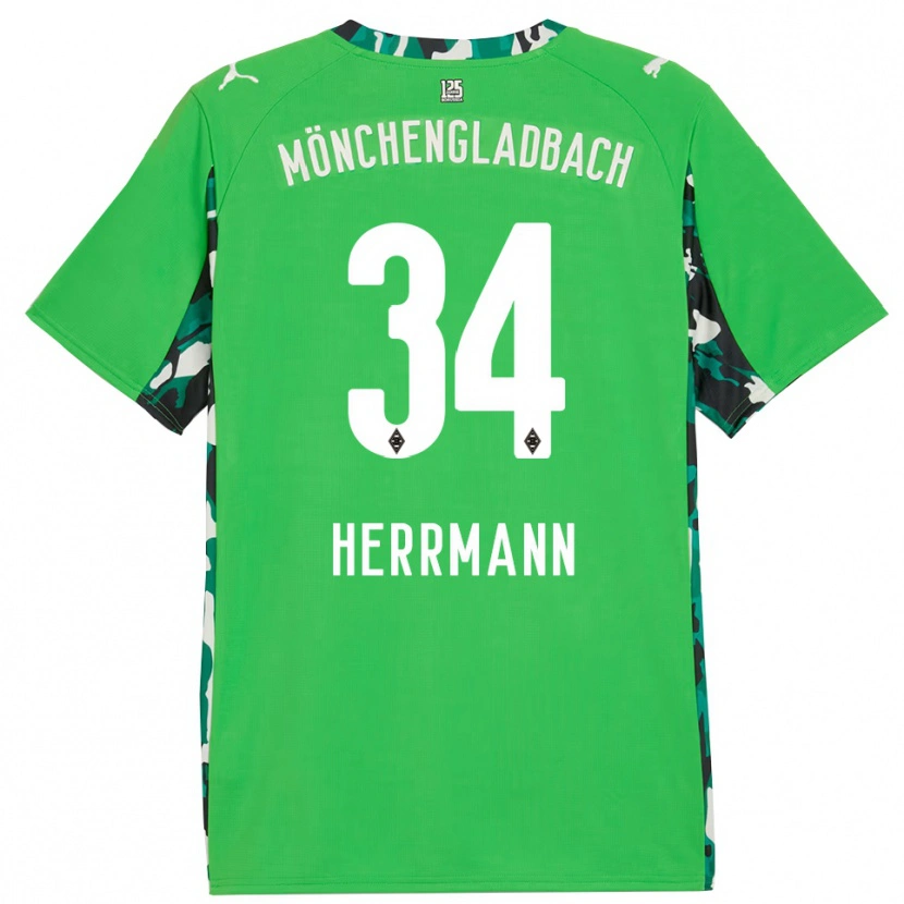 Danxen Women Charles Herrmann #34 Green Black Away Jersey 2025/26 T-Shirt