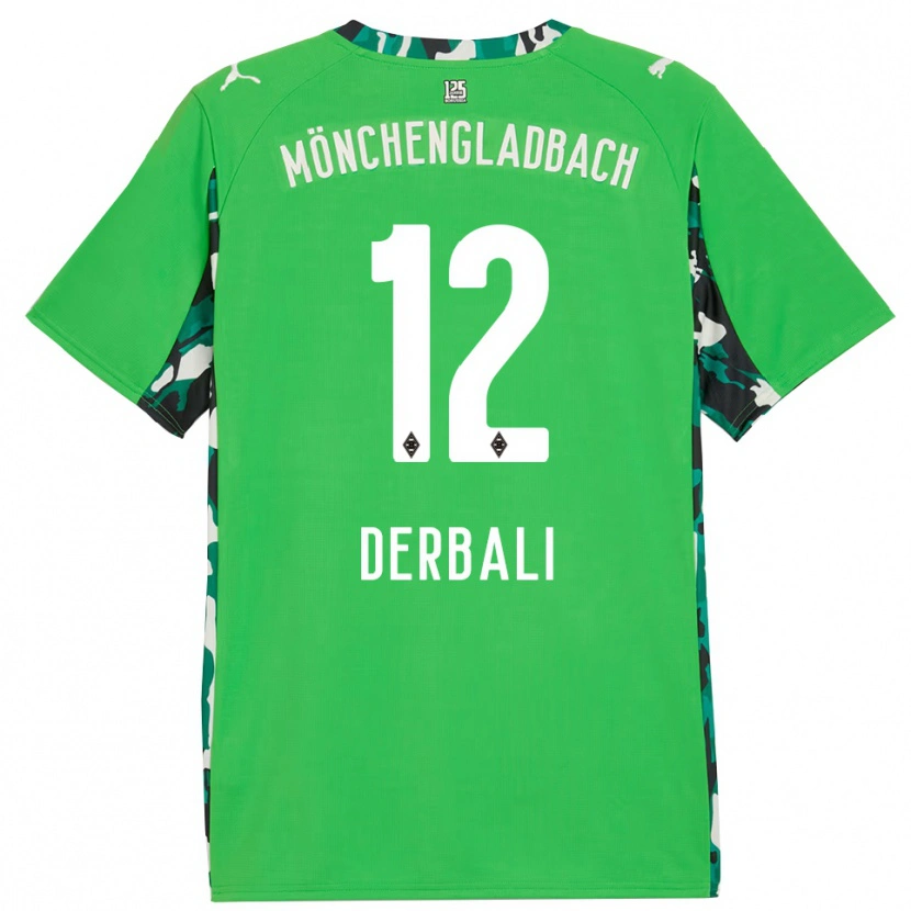 Danxen Women Louisa Derbali #12 Green Black Away Jersey 2025/26 T-Shirt