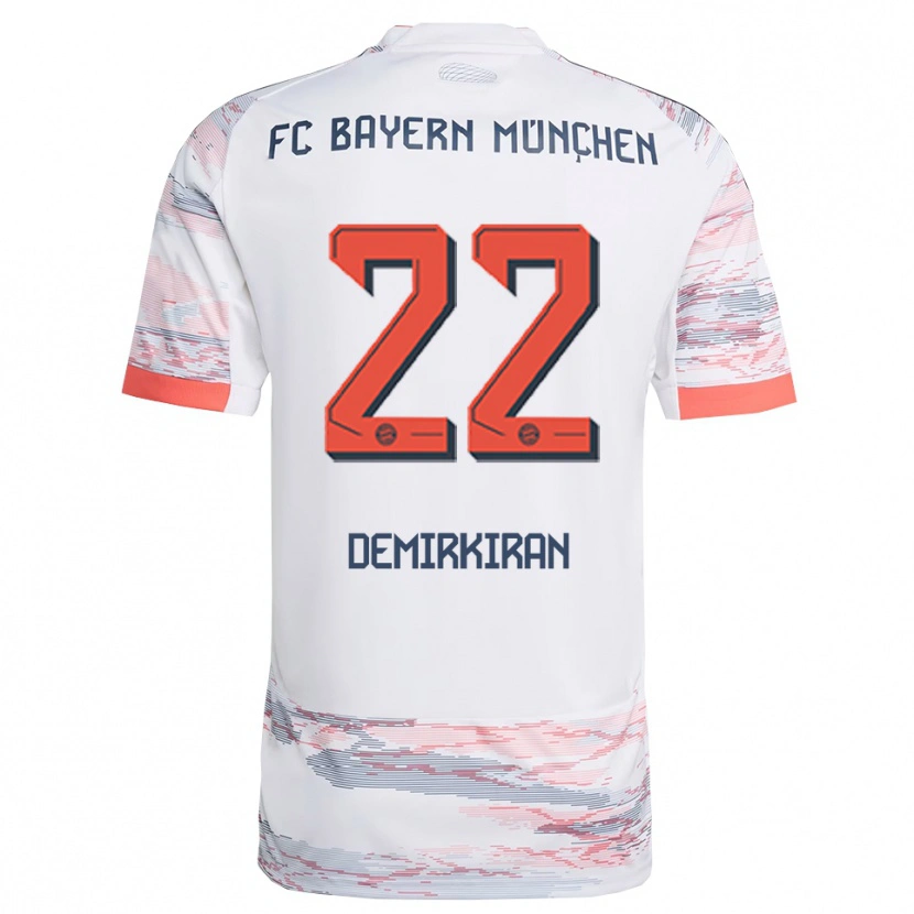 Danxen Women Ediz Demirkiran #22 White Gray Away Jersey 2025/26 T-Shirt