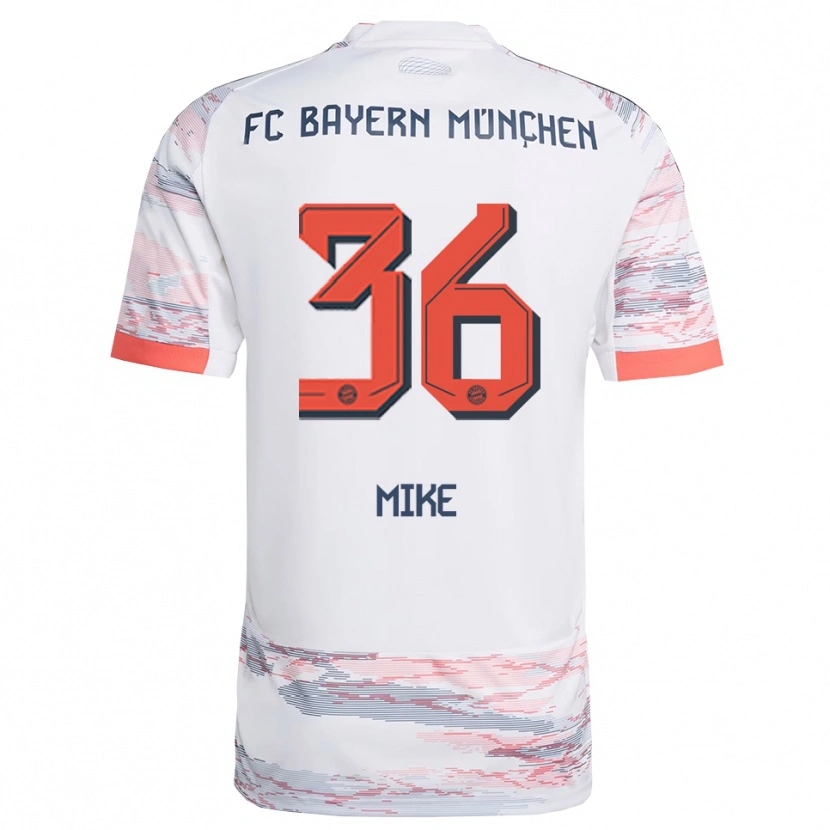 Danxen Women Wisdom Mike #36 White Gray Away Jersey 2025/26 T-Shirt