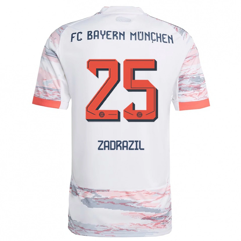 Danxen Women Sarah Zadrazil #25 White Gray Away Jersey 2025/26 T-Shirt