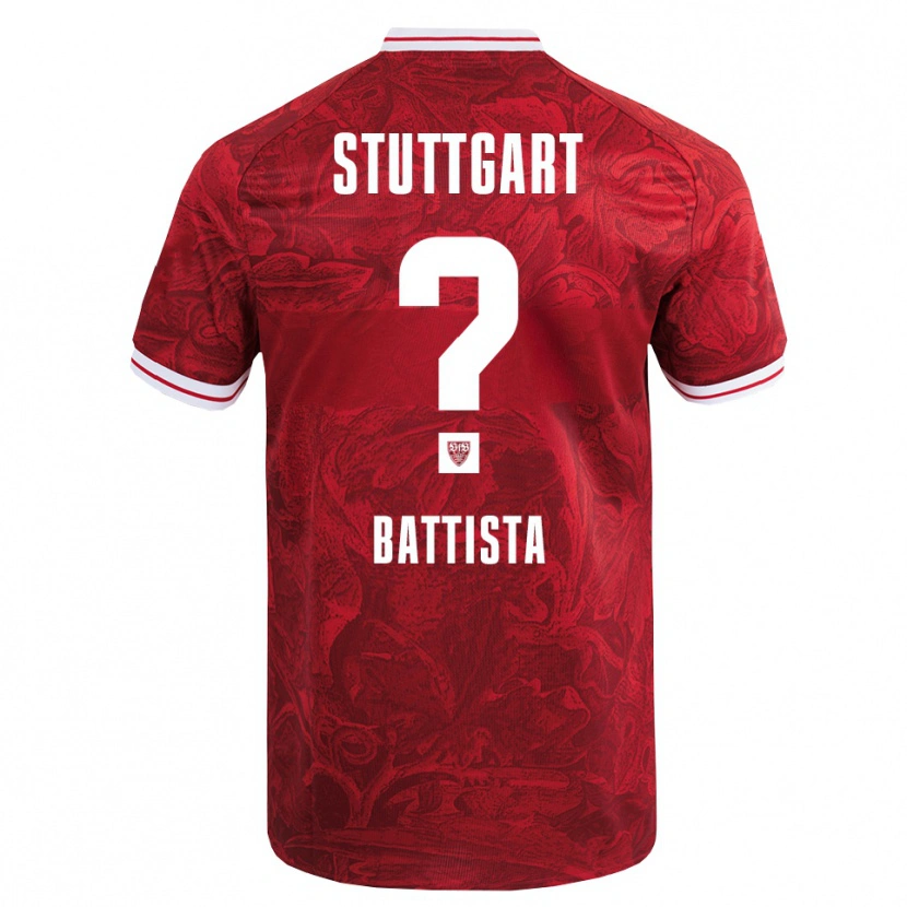 Danxen Women Luca Battista #0 Red Black Away Jersey 2025/26 T-Shirt