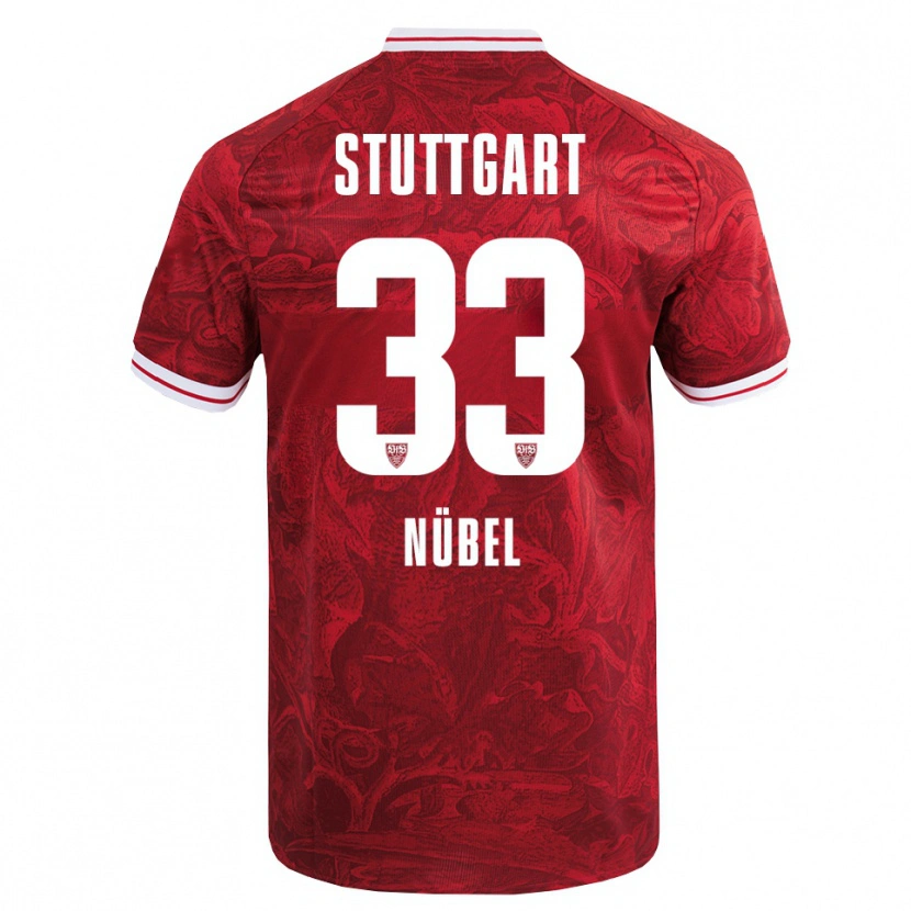Danxen Women Alexander Nübel #33 Red Black Away Jersey 2025/26 T-Shirt