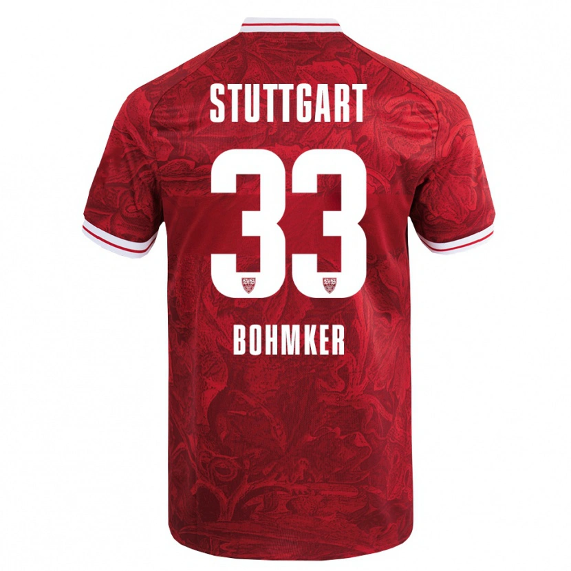 Danxen Women Finn Böhmker #33 Red Black Away Jersey 2025/26 T-Shirt