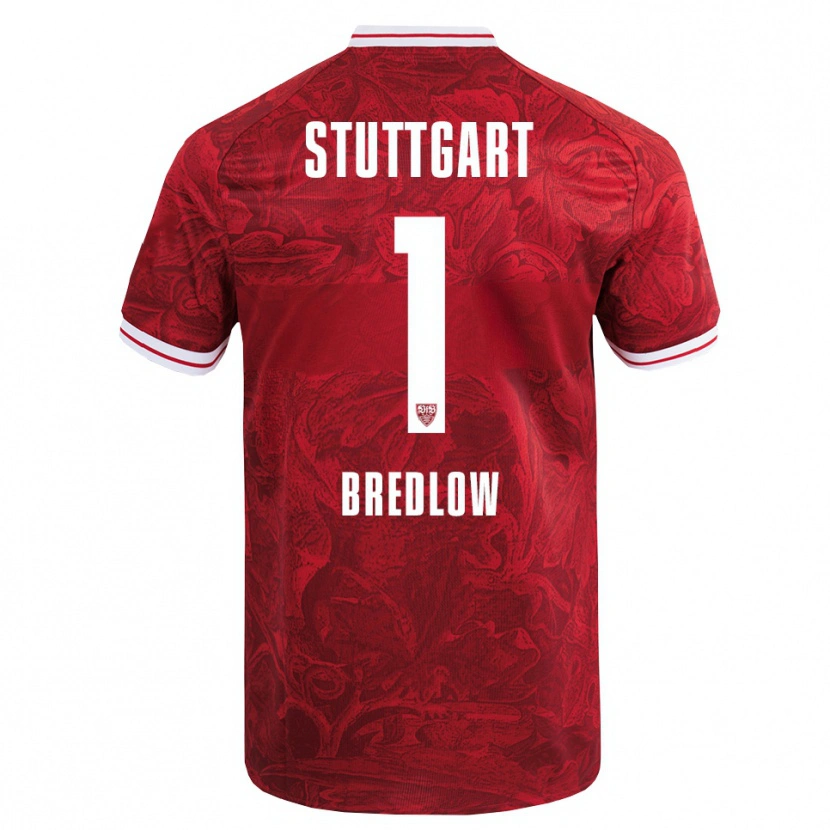 Danxen Women Fabian Bredlow #1 Red Black Away Jersey 2025/26 T-Shirt