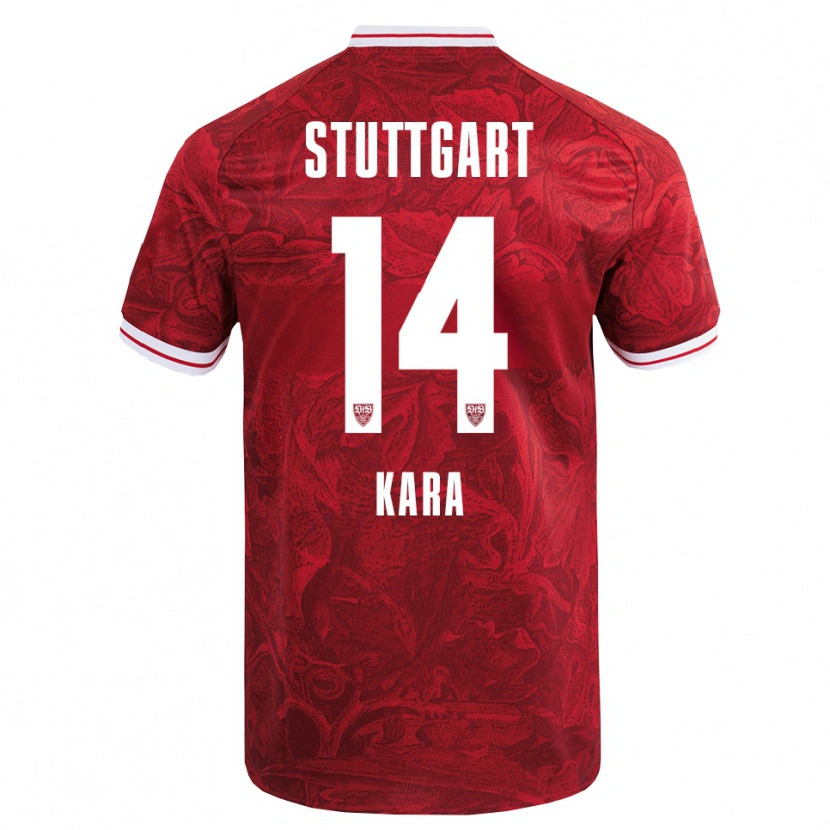Danxen Women Semih Kara #14 Red Black Away Jersey 2025/26 T-Shirt