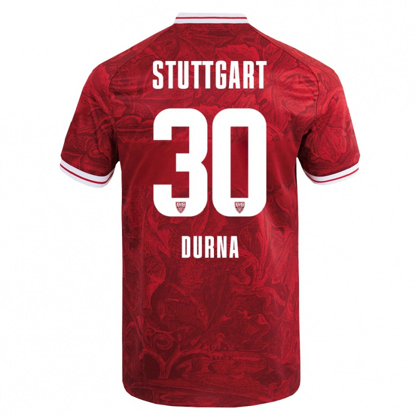 Danxen Women Tuncay Durna #30 Red Black Away Jersey 2025/26 T-Shirt