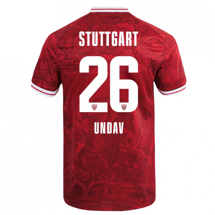 Danxen Women Deniz Undav #26 Red Black Away Jersey 2025/26 T-Shirt
