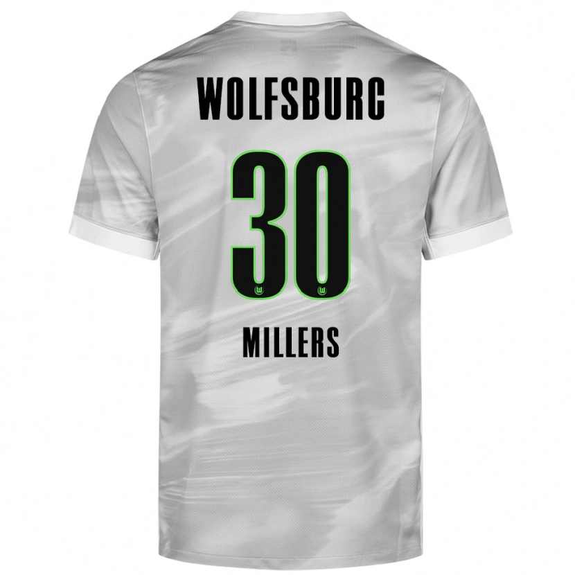Danxen Women Kristers Millers #30 Gray White Away Jersey 2025/26 T-Shirt