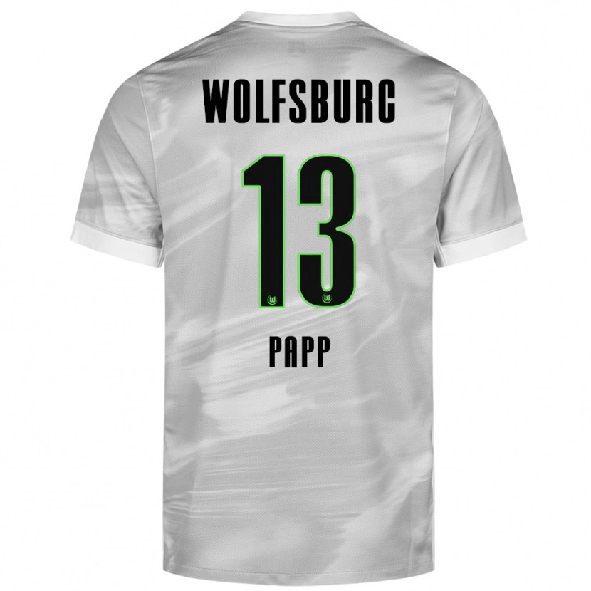 Danxen Women Luca Papp #13 Gray White Away Jersey 2025/26 T-Shirt