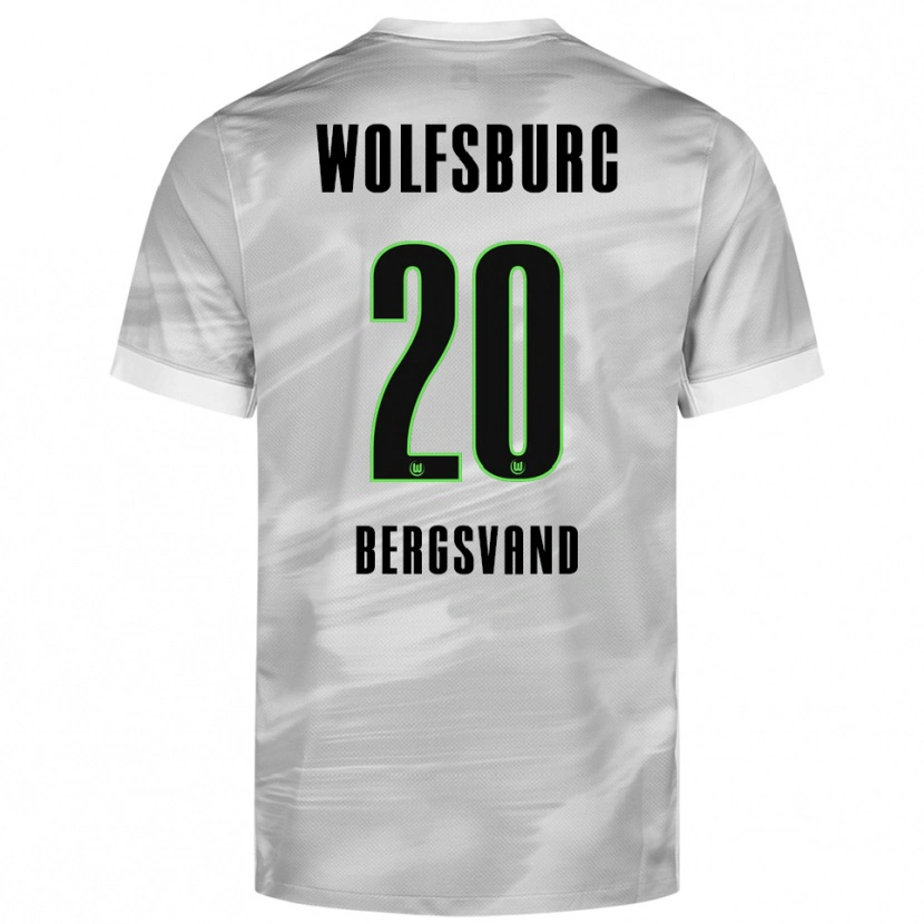 Danxen Women Guro Bergsvand #20 Gray White Away Jersey 2025/26 T-Shirt