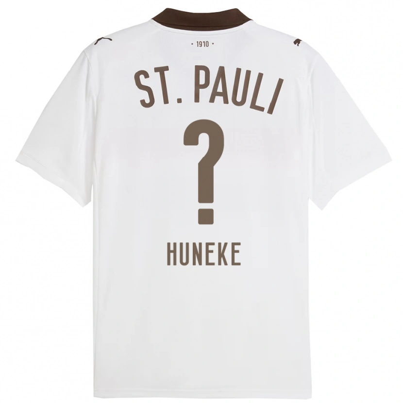 Danxen Women Marvin Huneke #0 White Red Away Jersey 2025/26 T-Shirt
