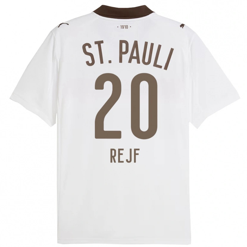 Danxen Women Petr Rejf #20 White Red Away Jersey 2025/26 T-Shirt