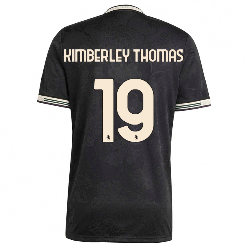 Danxen Women Lindsey Kimberley Thomas #19 Black White Green Third Jersey 2025/26 T-Shirt