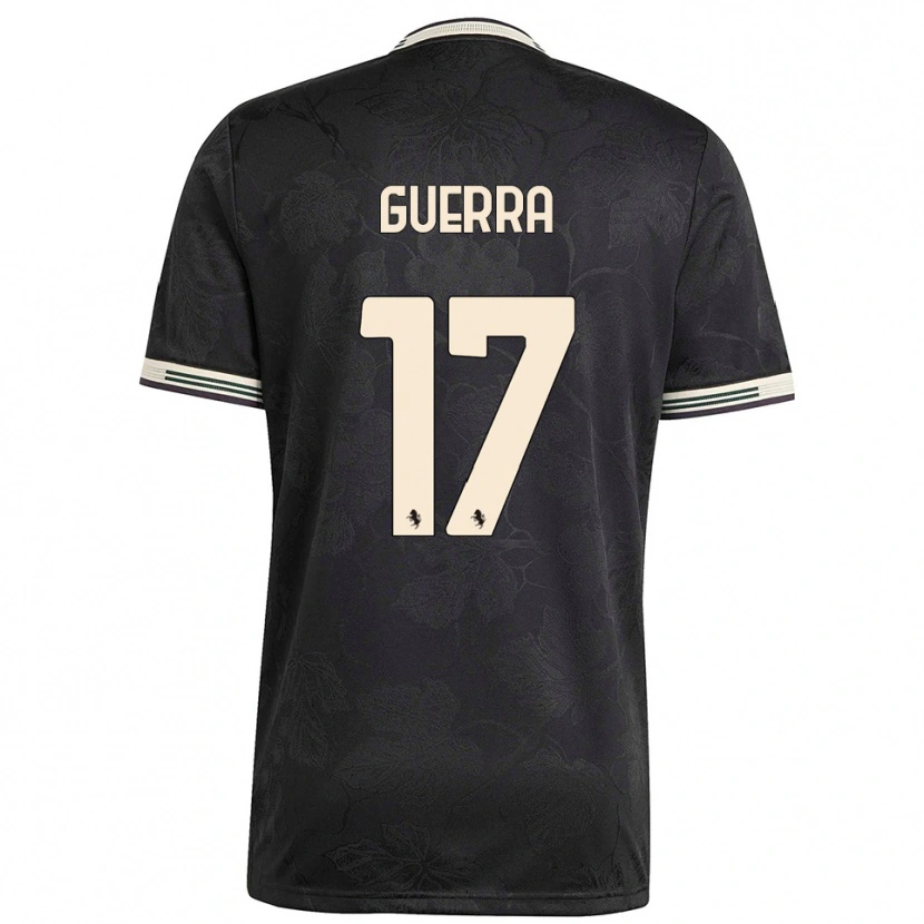Danxen Women Simone Guerra #17 Black White Green Third Jersey 2025/26 T-Shirt