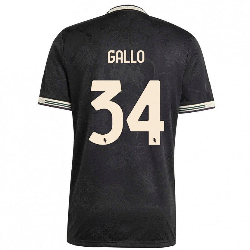 Danxen Women Azzurra Gallo #34 Black White Green Third Jersey 2025/26 T-Shirt