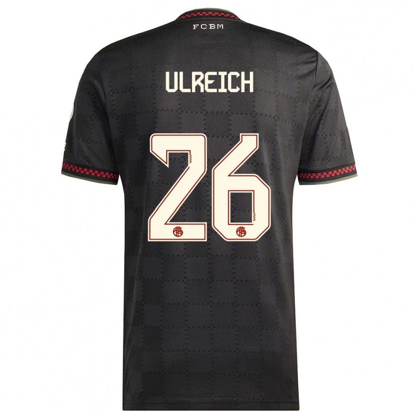 Danxen Women Sven Ulreich #26 Black White Third Jersey 2025/26 T-Shirt