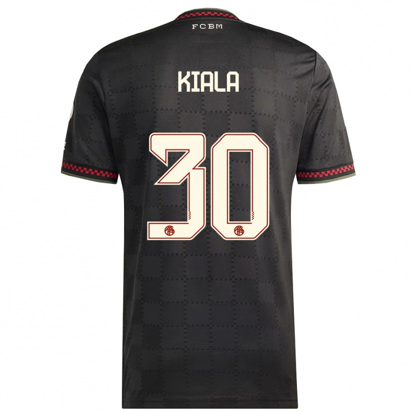Danxen Women Cassiano Kiala #30 Black White Third Jersey 2025/26 T-Shirt