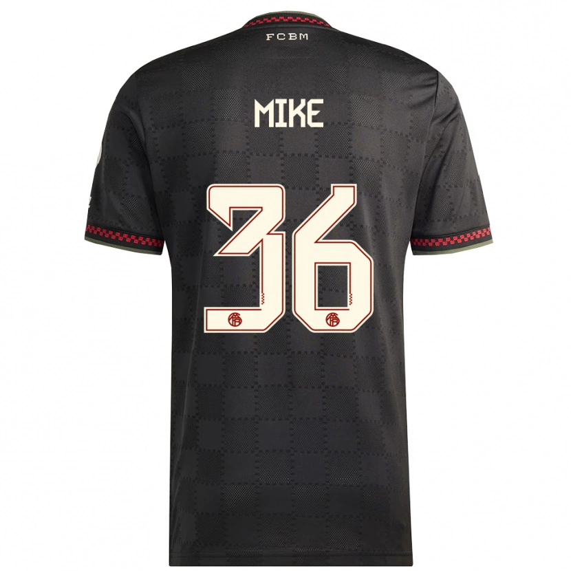 Danxen Women Wisdom Mike #36 Black White Third Jersey 2025/26 T-Shirt