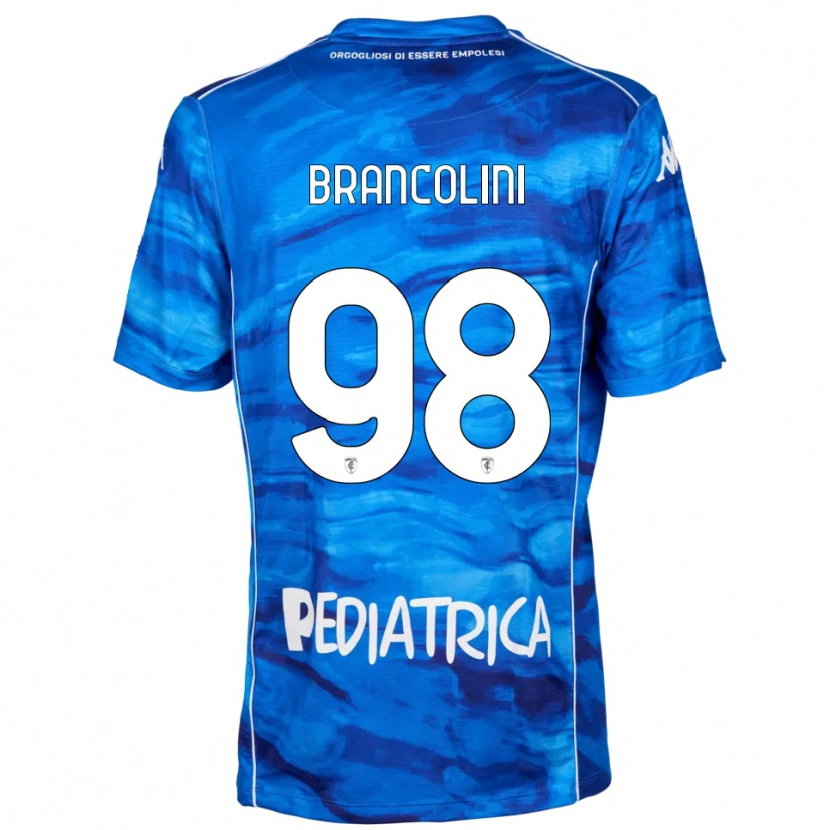 Danxen Kid Federico Brancolini #98 Blue White Home Jersey 2025/26 T-Shirt