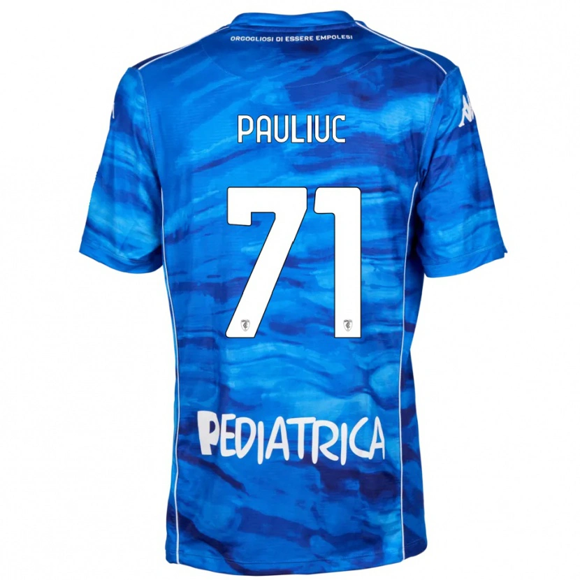 Danxen Kid Nicolò Pauliuc #71 Blue White Home Jersey 2025/26 T-Shirt