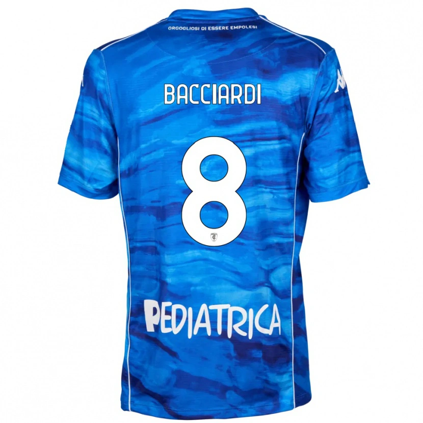 Danxen Kid Andrea Bacciardi #8 Blue White Home Jersey 2025/26 T-Shirt
