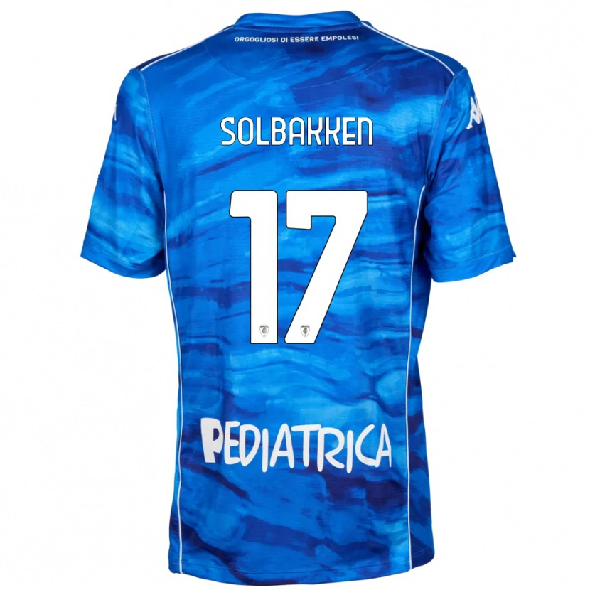 Danxen Kid Ola Solbakken #17 Blue White Home Jersey 2025/26 T-Shirt