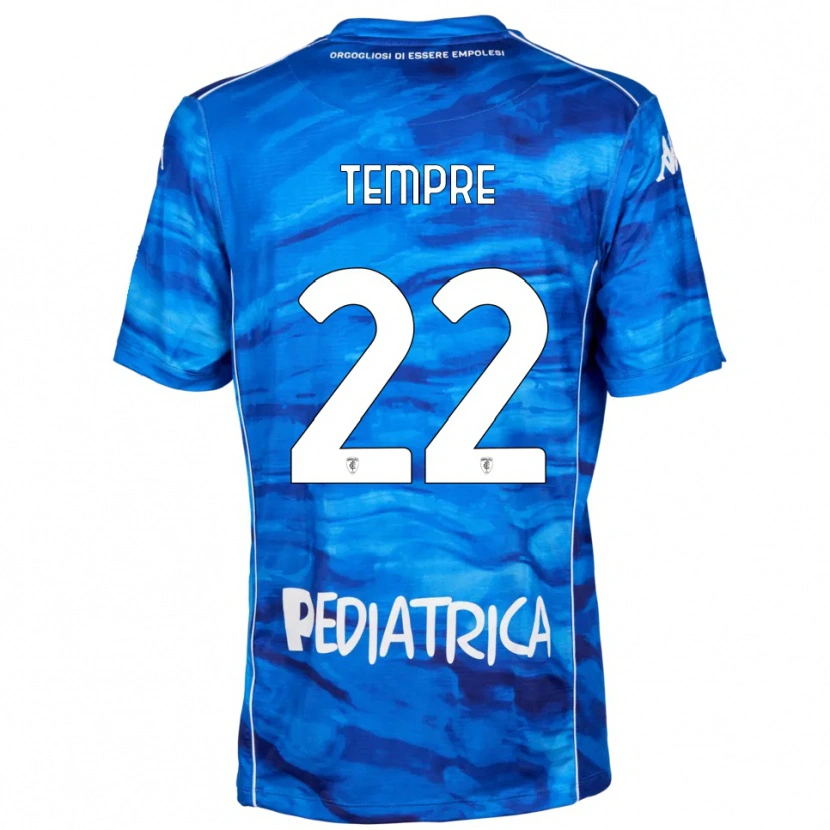 Danxen Kid Michele Tempre #22 Blue White Home Jersey 2025/26 T-Shirt